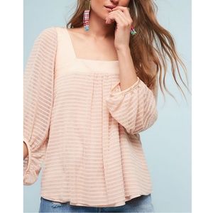 Anthropologie Allyson Textured Top